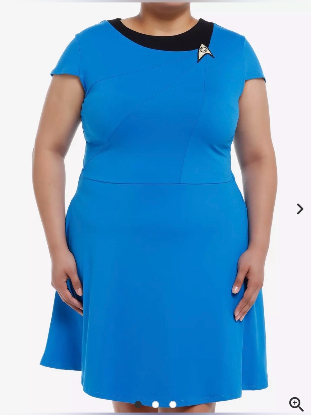 NWT Her Universe Star Trek blue Science Halloween cosplay costume dress 4X